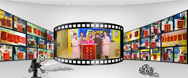 易視界提升效果好，家長(cháng)送來(lái)錦旗表示感謝